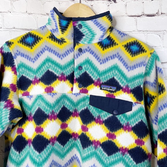 PATAGONIA Synchilla Snap-T Timber Twist Pullover S - Picture 2 of 11